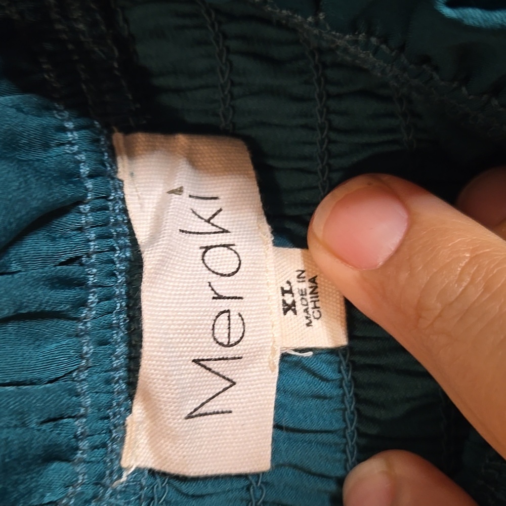 Meraki Teal Green Blouse - Picture 3 of 4